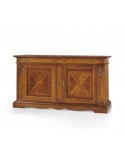 CREDENZONE X SALA CREDENZA INTARSIATA BASSANO LEGNO MASSELLO 2 ANTE 2 CASSETTI
