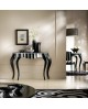 CONSOLE TABLE TWO TONE SOLID ROUNDED