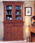 CREDENZA base + Raised SOLID WOOD ARTIGIANALE L135 p 50 H 228