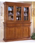 CREDENZA base + Raised SOLID WOOD ARTIGIANALE L190 p 50 H 228