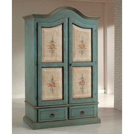 CABINET SOLID WOOD DECORATED HANDPAINTED L 120 P 60 H 200