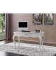 SCRITTOIO BOMBATO BICOLORE SOLID WOOD L. 140 P. 65 H. 80