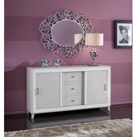 Armario PUERTAS CORREDERAS GLOSS WHITE MADERA L 160 P 40 H 88