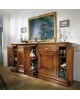 CREDENZA STYLE BASSANO INTARSIATA SOLID WOOD L 240 P 55 H 116