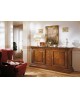 Küchenschrank STYLE BASSANO EINGELEGT MASSIVHOLZ HOLZ L 227 P 55 H 110
