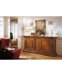 Küchenschrank STYLE BASSANO EINGELEGT MASSIVHOLZ HOLZ L 227 P 55 H 110