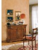CREDENZA STILE BASSANO INTARSIATA LEGNO MASSELLO L 240 P 55 H 116