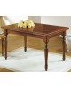 TABLE WOOD RECTANGULAR EXTENSIBLE LEG TURNED L 170 (250) P 90 H 80