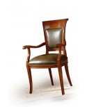 OFFICE CHAIR IN WOOD - HANDMADE PRODUCT - ARMCHAIR