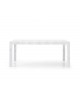 Mesa extensible MODERN 160x90 ceniza blanca