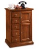 sideboard WOOD CREDENZA CASSETTIERA 5 DRAWERS L 75 P 40 H 100