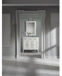 CREDENZA IN LEGNO LACCATO BIANCO L 105 P 42 H 101