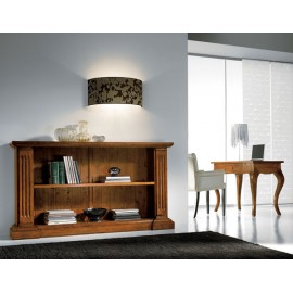 LIBRERIA CREDENZA LEGNO MASSELLO L 177 P 40 H 101