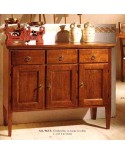 CREDENZA LEGNO3 CASSETTI SOLID WOOD L 105 P 42 H 82