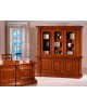 CREDENZA LIBBRERIA IN LEGNO MASSELLO CON INTARSIO