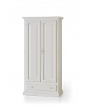 CABINET 2 DOORS SOLID WOOD L 90 P 45 H 180 COLOR WHITE