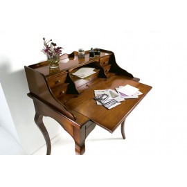 DESK mesa de madera con VARIOS COLORES extractor L 78 H 96 P 49