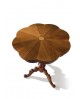 TABLE WOOD diameter 56 H 71 ROUND INTARSIATO SOLID WOOD