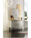 CREDENZA in legno massello bombata con intaglio L 150 P 50 H 90