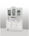 BELLISSIMA CREDENZA+VETRINA INTAGLIATA