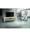PORTA TV 160x45 H. 55 ABETE SPAZZOLATO