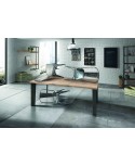 TAVOLO ROVERE IMPIALLACCIATO 250x100 SP.4  FISSO