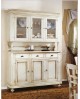 MUEBLE escaparatista CRISTALLIERA IVORY WOOD VARIOS COLORES - BLANCO