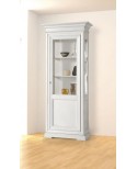 VETRINA IN LEGNO MASSELLO L. 86 P. 51 H. 215 VARI COLORI ANTA DX O SX