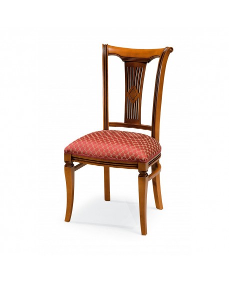 SEDIA LEGNO IMBOTTITA VARI COLORI