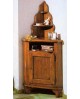 CANTONALE IN LEGNO MASSELLO ANGOLARE L 52X52 H 138