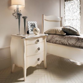 CASSETTIERA COMODINO LACCATO MASSELLO