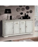 GLAUBE Schrank antikes Holz WEISS PROMOTION