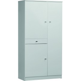 MOBILE 3 ANTE 1 CASSETTO-Bianco Lucido