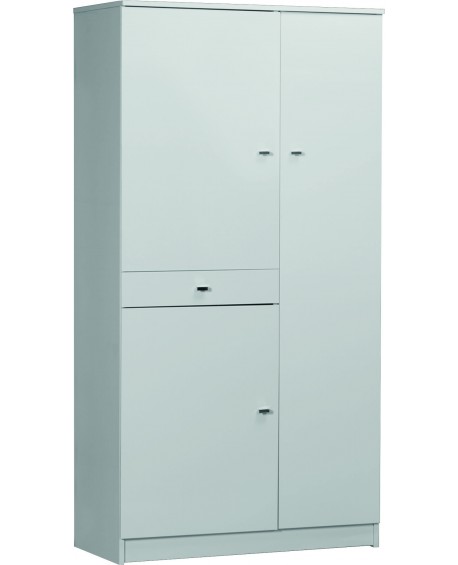 MOBILE 3 ANTE 1 CASSETTO-Bianco Lucido