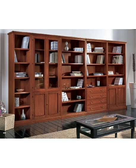 LIBRARY LINEAR MODULAR WOOD