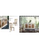 CREDENZONE IN LEGNO MASSELLO L 223 P 58 H 122