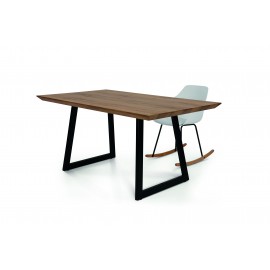 Tavolo impiallacciato   160x90 fisso