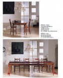 TAVOLO IN LEGNO MASSELLO ALLUNGABILE - 100X100 ALL A 300