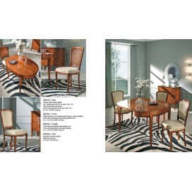 tavolo 80x110 allungabile a 130x110 ovalino legno massello vari colori