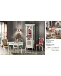 tavolo 80x110 allungabile a 130x110 ovalino legno massello vari colori