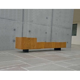 Porta tv  legno rovere nodato