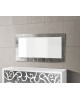 SPECCHIERA FOGLIA  ARGENTO 75x160