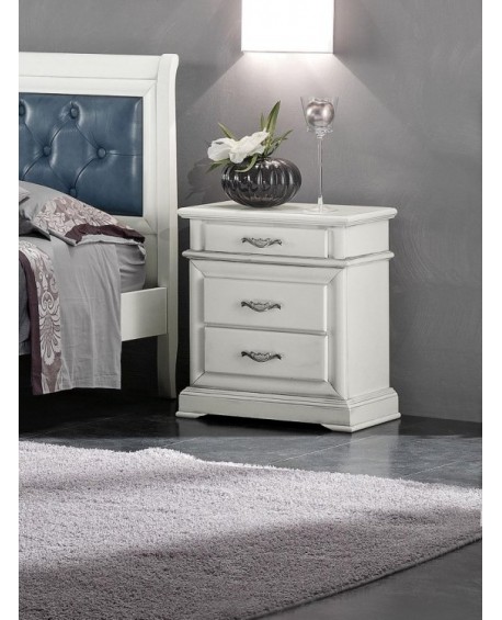 comodino in legno massello vari colori