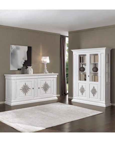 SALA COMPLETA IN LEGNO MASSELLO VARI COLORI