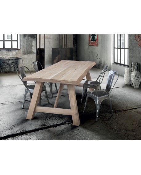 TAVOLO MASSELLO NODO APERTO 250x100 SP.6  FISSO