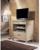 EQUIPPED MOBILE TV STAND PAINTED WOOD