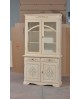 CRISTALLIERA 2 DOORS BASE + ELFENBEIN LIFT DEKORIERTE gebürstet - codluis 1042