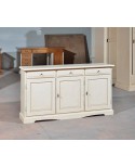 CRISTALLIERA 3 DOORS 3 DRAWERS BASE + LIFT MIT gebürstet IVORY - codluis 1047