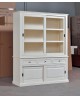 CRISTALLIERA BASE + LIFT SCHIEBETUEREN mit weißen IVORY - codluis 1052