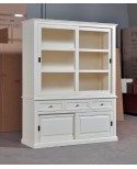 CRISTALLIERA BASE + LIFT SCHIEBETUEREN mit weißen IVORY - codluis 1052